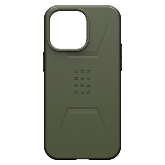 UAG FUNDA CIVILIAN CON MAGSAFE PARA IPHONE 15 PRO MAX OLIVO