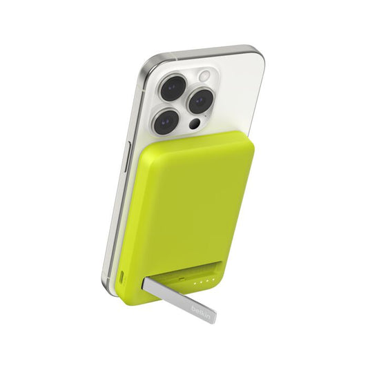 BATERIA BELKIN 15W BOOSTCHARGE MAGSAFE 5000mAh Qi2 CITRUS YELLOW