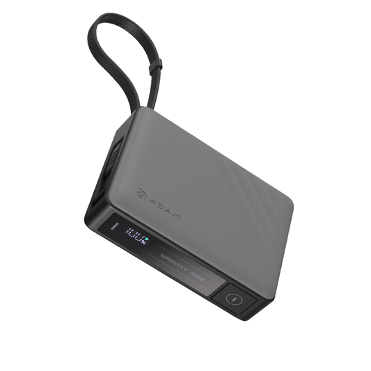 BATERIA ADAM ELEMENTS 30W GRAVITY 10000 mAh CABLE USB-C GREY