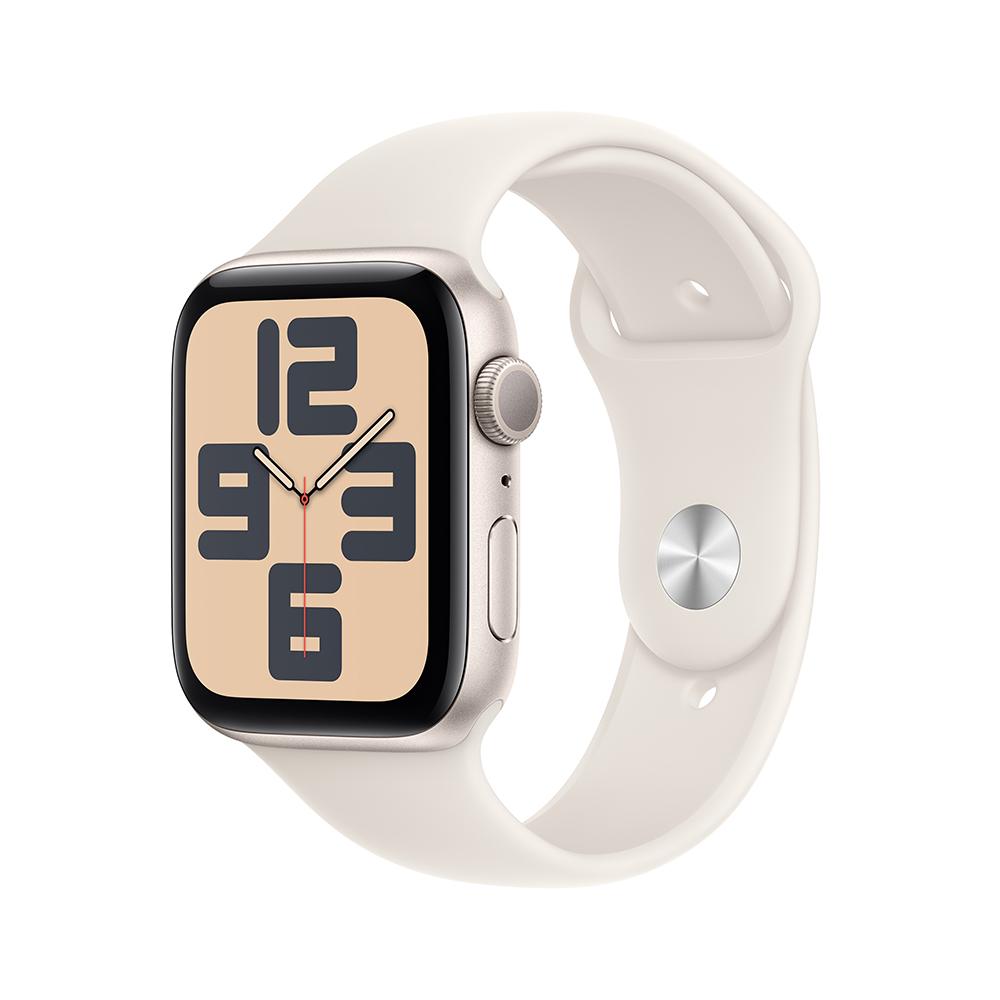 Apple Watch SE GPS • Caja de aluminio blanco estrella de 44 mm • Corre