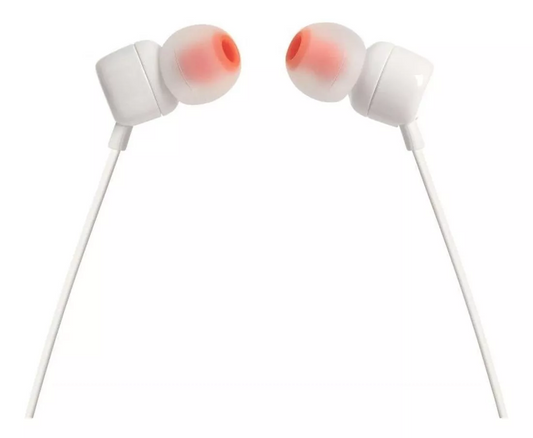 JBL HEADPHONE T110 WIRED IN-EAR WHITE