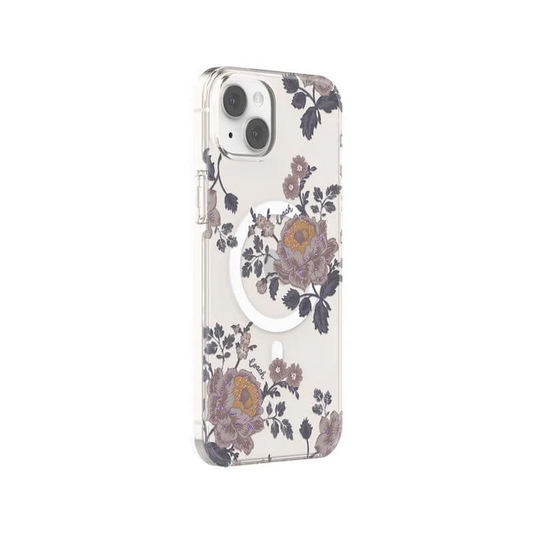 CASE COACH MAGSAFE PARA IPHONE 14 PLUS - MOODY FLORAL/PURPL