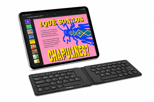 iPad Wi-Fi 128 GB - Plata (A16) + Teclado Targus Plegable Ergo Bluetooth Español