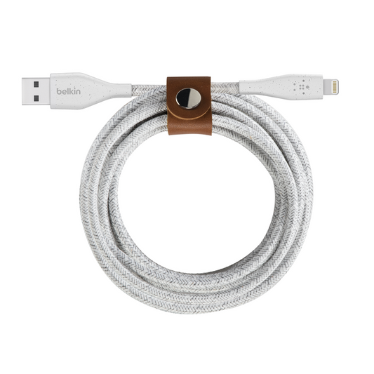 CABLE BELKIN USB-A A LIGHTNING DURATEK 3M - WHITE