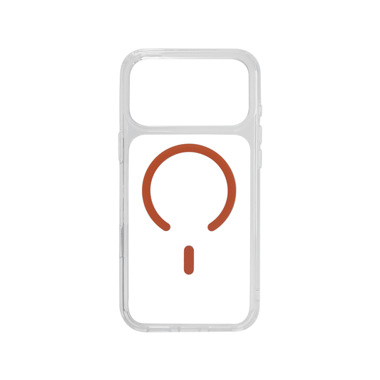 CASE MARKSTRONG IPHONE 17 PRO ORANGE/CLEAR