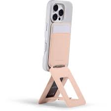 CARTERA MOFT MAGSAFE PARA IPHONE CON STAND TRIPODE PEACH PINK