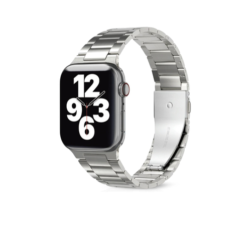 PATCHWORKS - CENTRO METAL BAND SILVER - APPLE WATCH 42/44MM
