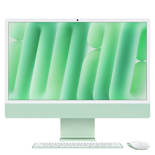 iMac con pantalla Retina 4,5K de 24 pulgadas: Chip M4 de Apple con CPU de 10 núcleos y GPU de 10 núcleos, 256 GB SSD - Verde