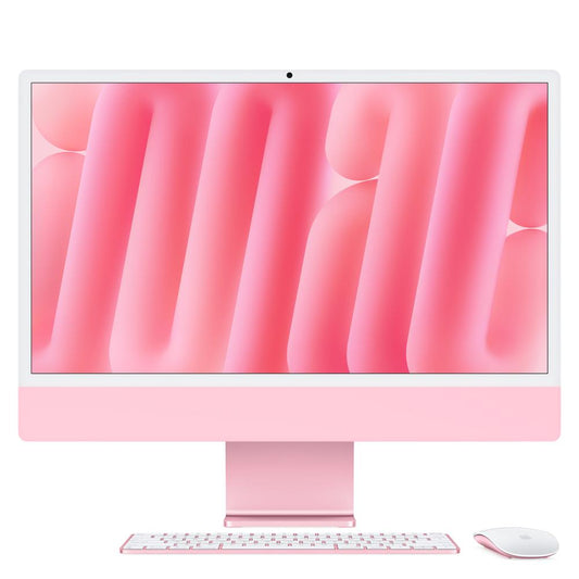iMac con pantalla Retina 4,5K de 24 pulgadas: Chip M4 de Apple con CPU de 10 núcleos y GPU de 10 núcleos, 512 GB SSD - Rosa