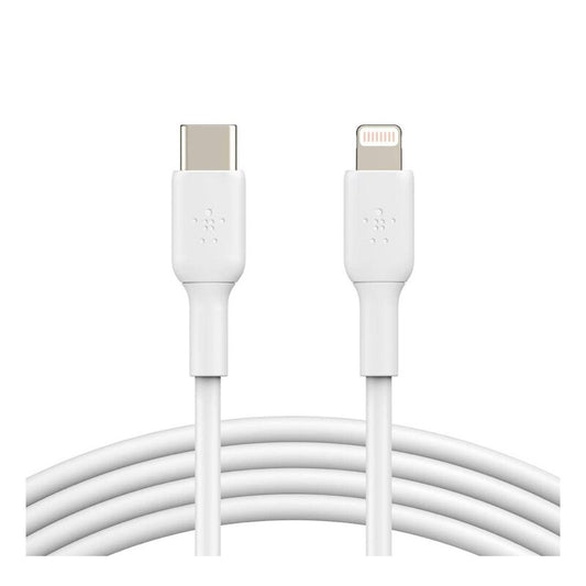 CABLE BELKIN USB-C A LIGHTNING 1M - WHITE