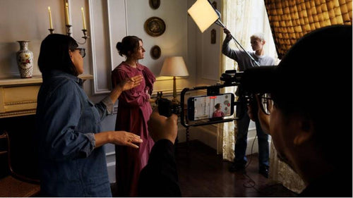 Una producción cinematográfica usando la cámara de iPhone 