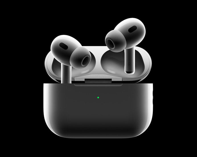 Unos AirPods que muestra como conectar Airpods.