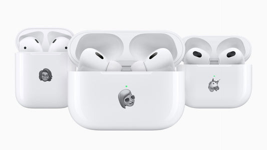 Estuches de AirPods con emojis en su cubierta 