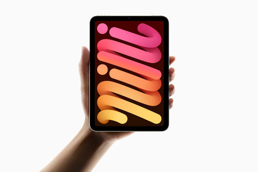 Un iPad para dibujar listo para usarse. 
