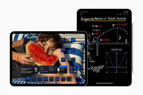 iPad Pro M4 mostrando algunas de las características que tiene