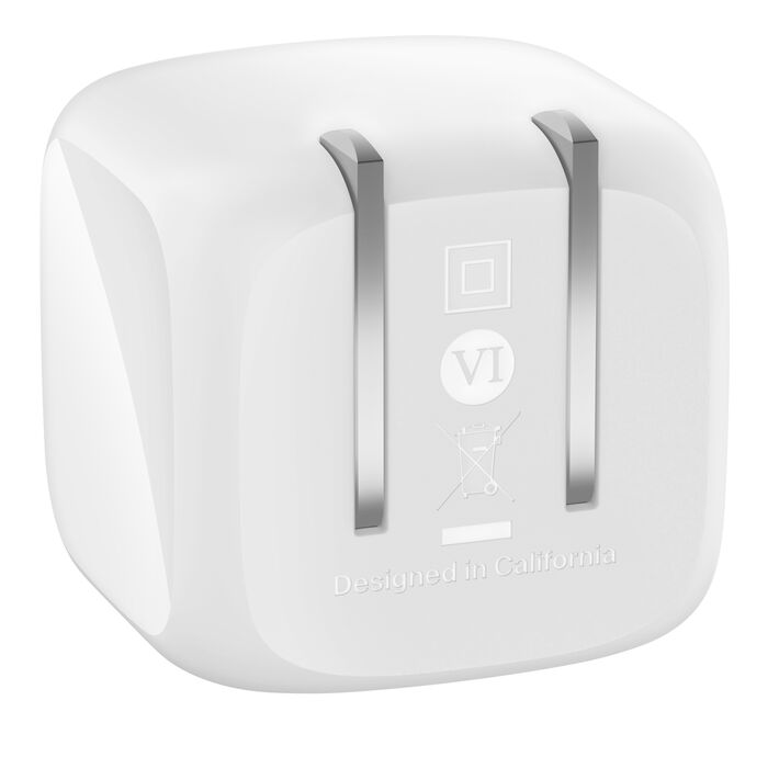 ADAPTADOR BELKIN DE PARED 30W GaN USB-C + CABLE USB-C WHITE