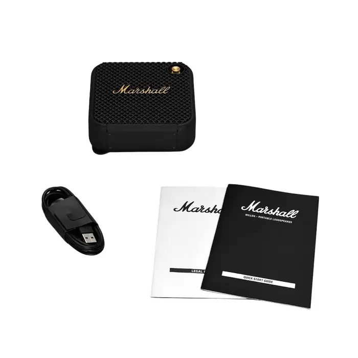 SPEAKER MARSHALL WILLEN PORTABLE BLUETOOTH BLACK / BRASS