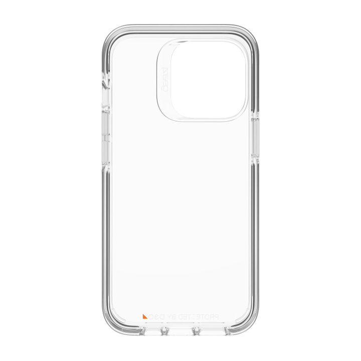 Case Gear4 Santa Cruz para iPhone 13 Pro – Transparente con Borde Negro