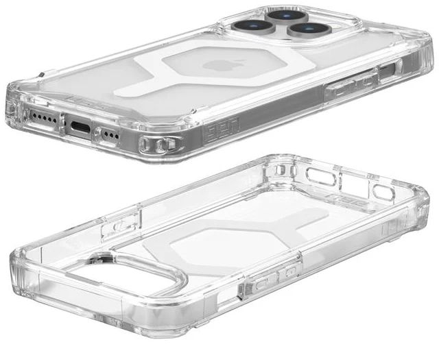 FUNDA MAGSAFE IPHONE 15 PRO TRANS/BLANCO