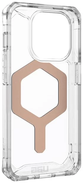 Case UAG Plyo con MagSafe para iPhone 15 Pro Max (Exclusivo de Apple) - Transparente/OroRosa