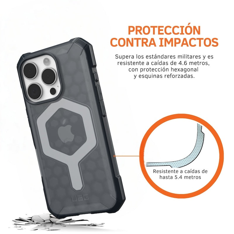 CASE UAG ESSENTIAL ARMOR MAGSAFE IPHONE 16 PRO GREY