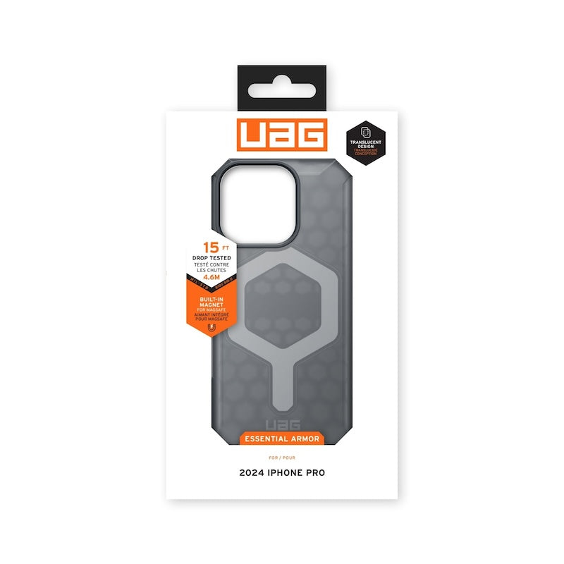 CASE UAG ESSENTIAL ARMOR MAGSAFE IPHONE 16 PRO GREY