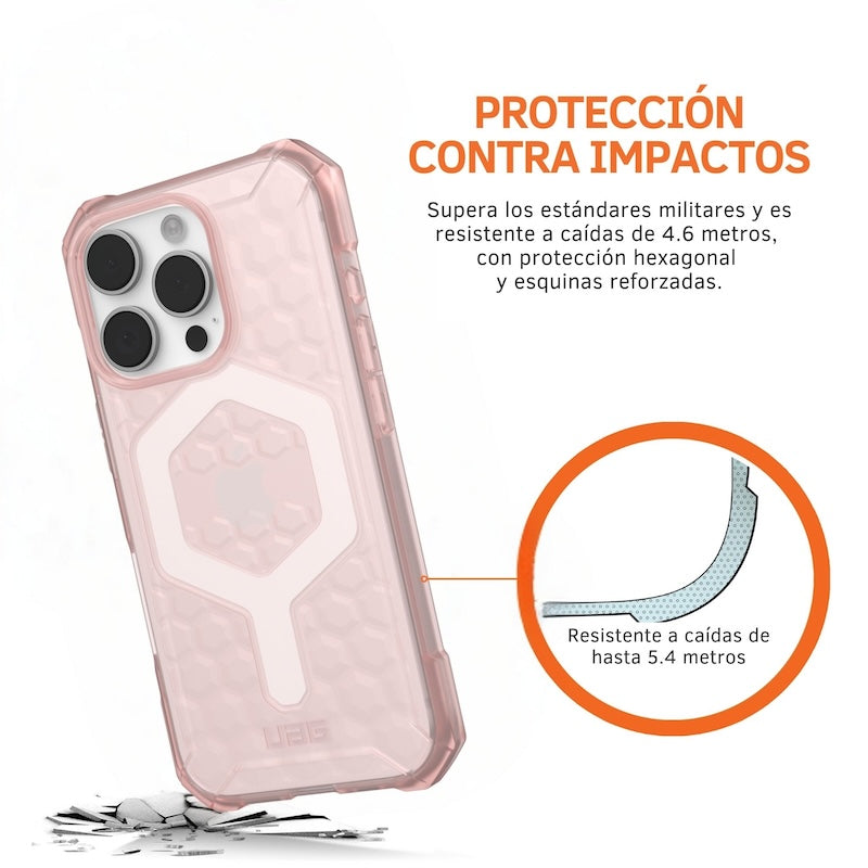 CASE UAG ESSENTIAL ARMOR MAGSAFE IPHONE 16 PRO PINK