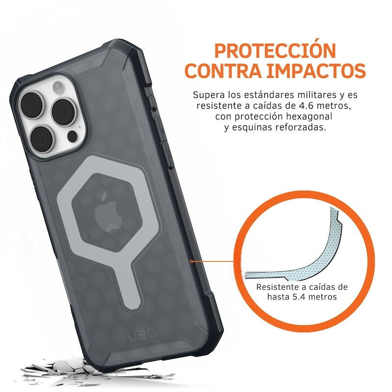 CASE UAG ESSENTIAL ARMOR MAGSAFE IPHONE 16 PRO MAX GREY