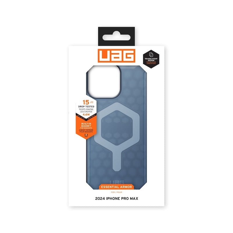 CASE UAG ESSENTIAL ARMOR MAGSAFE IPHONE 16 PRO MAX BLUE