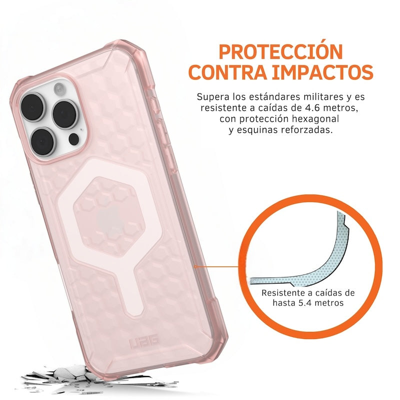 CASE UAG ESSENTIAL ARMOR MAGSAFE IPHONE 16 PRO MAX PINK