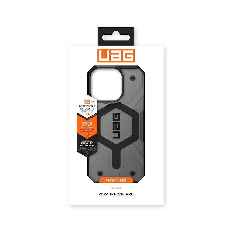 CASE UAG PATHFINDER CLEAR MAGSAFE IPHONE 16 PRO BLACK