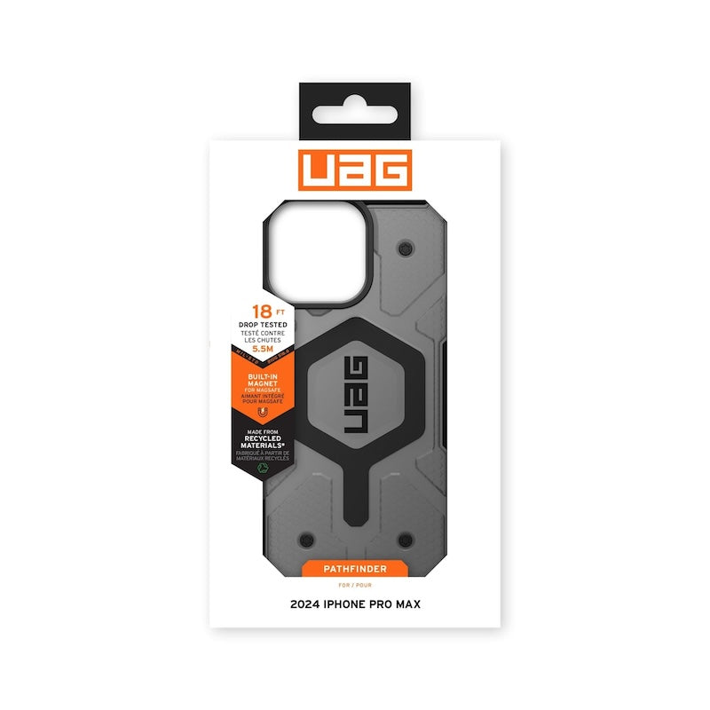 CASE UAG PATHFINDER CLEAR MAGSAFE IPHONE 16 PRO MAX  BLACK