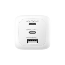 ADAPTADOR BELKIN PARED 100W USB-C USB-A