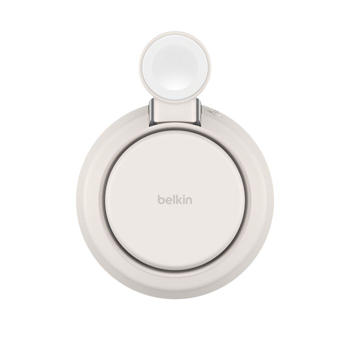 BASE DE CARGA BELKIN 3 EN 1 CHILLBOOST DOCK 25W Qi2 SAND