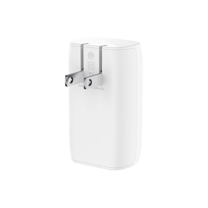ADAPTADOR BELKIN DE PARED 67W 3 PUERTOS USB-C WHITE