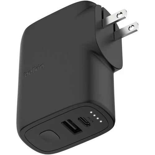 BATERIA BELKIN EXTERNA 5000 mAh CON ADAPTADOR DE PARED 25W BLAC
