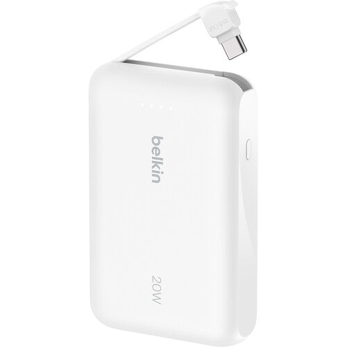 BATERIA BELKIN 20W BOOSTCHARGE 10000 mAh CABLE USB-C WHITE