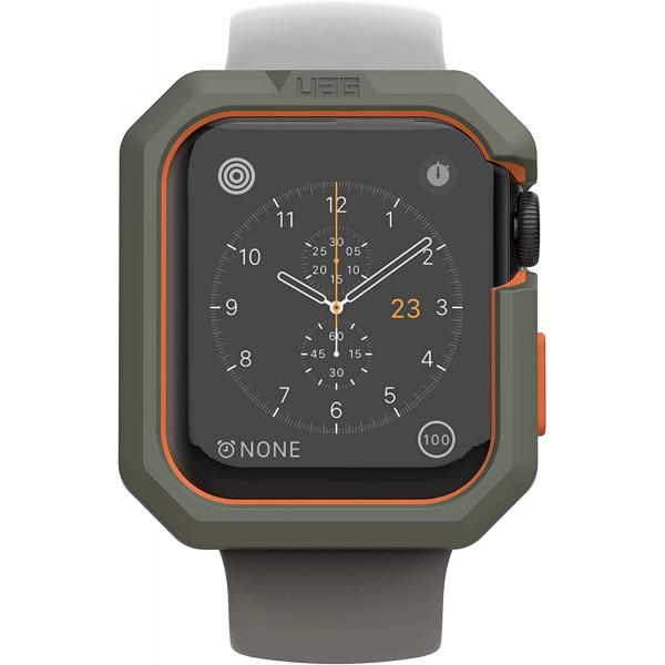 UAG Civilian Case for Apple Watch 44mm - Olive/Orange