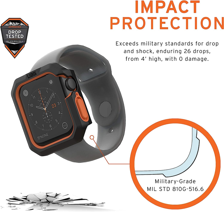 UAG CIVILIAN CASE FOR APPLE WATCH 40MM BLACK/ORANGE