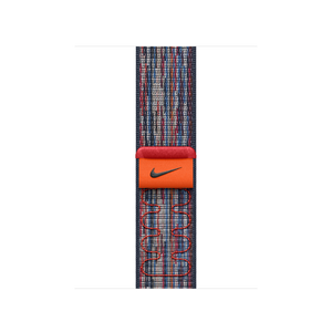 Correa loop deportiva Nike azul/roja para caja de 42 mm