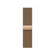 Correa estilo milanés color oro para caja de 42 mm