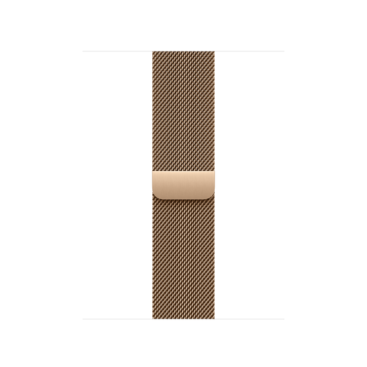 Correa estilo milanés color oro para caja de 42 mm