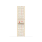 Correa loop deportiva Nike blanco estelar/rosa para caja de 42 mm