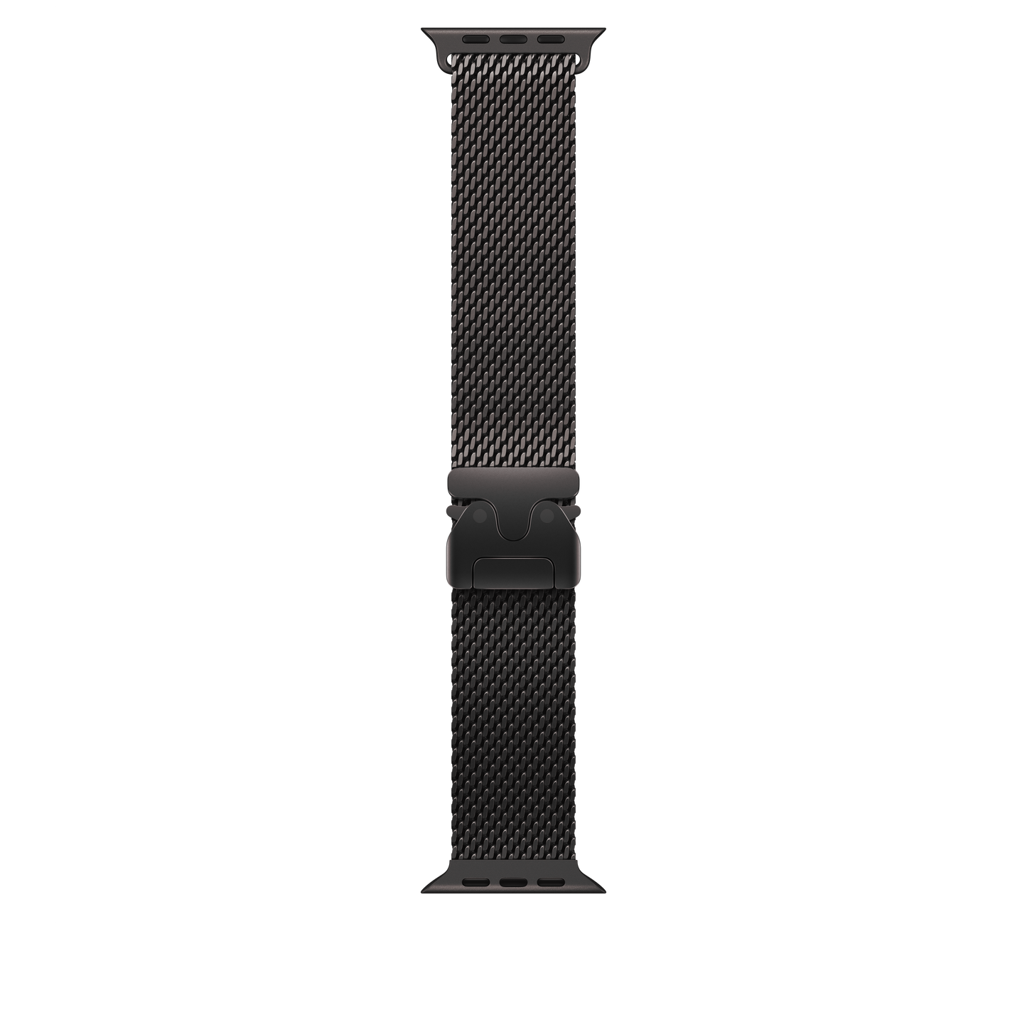 Correa estilo milanés de titanio negro para caja de 49 mm - Mediana
