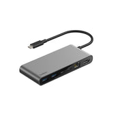 MULTIPUERTO BELKIN USB-C 8 EN 1 ETHERNET SPACE GRAY