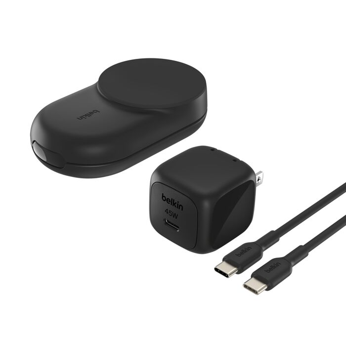 BASE DE CARGA BELKIN 3 EN 1 PLEGABLE 25W Qi2 BLACK