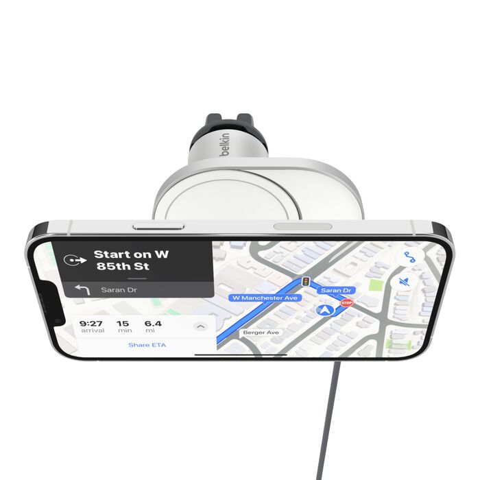 ADAPTADOR BELKIN PARA CARRO MAGSAFE Qi2 15W