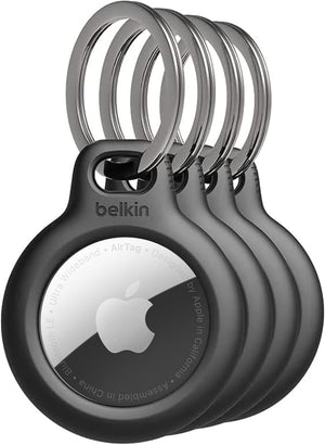 PROTECTOR BELKIN PARA AIRTAG TIPO LLAVERO X 4 - BLACK