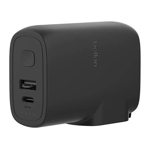 BATERIA BELKIN EXTERNA 5000 mAh CON ADAPTADOR DE PARED 25W BLAC