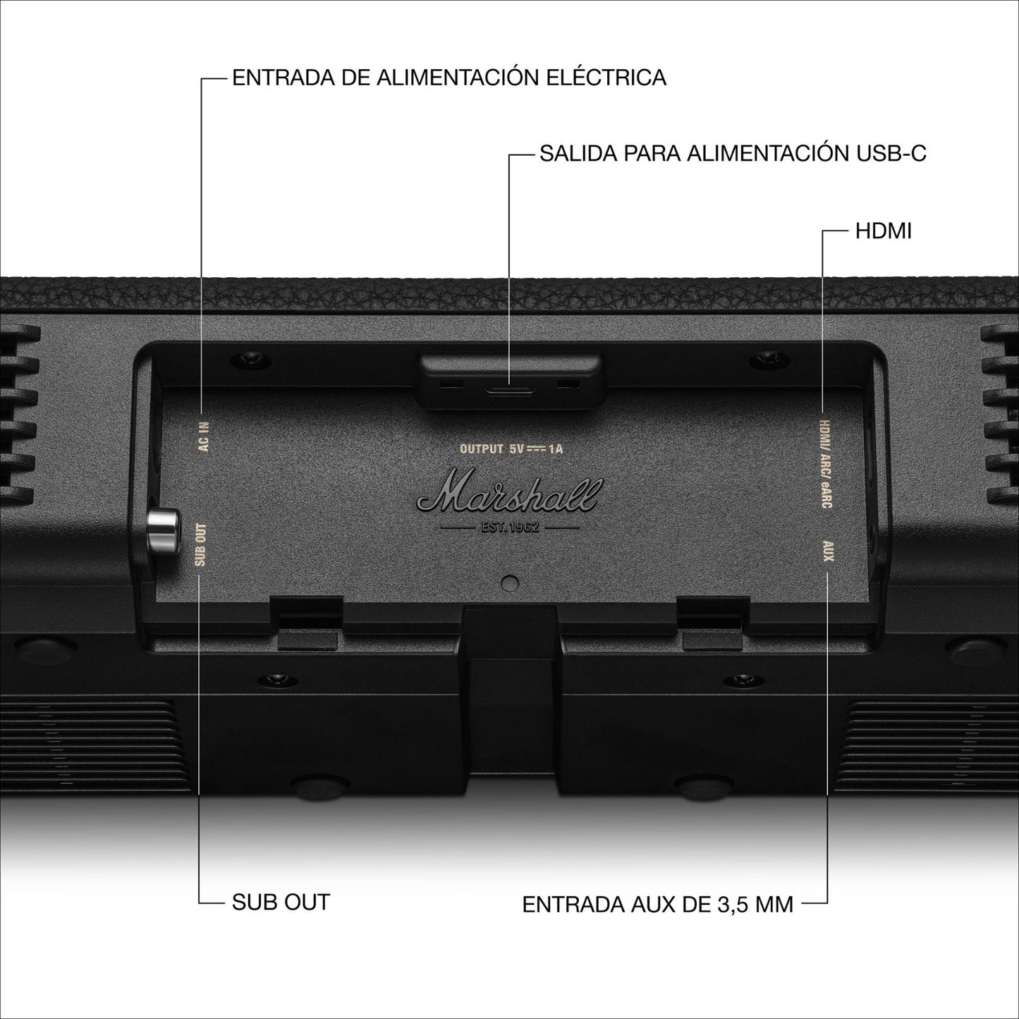 BARRA DE SONIDO MARSHALL HESTON 60 BLK